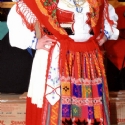 Danseuse de la troupe folklorique portugaise 